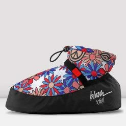 BLOCHSTORE-US Adult Hippie Print Ankle Warm Up Booties