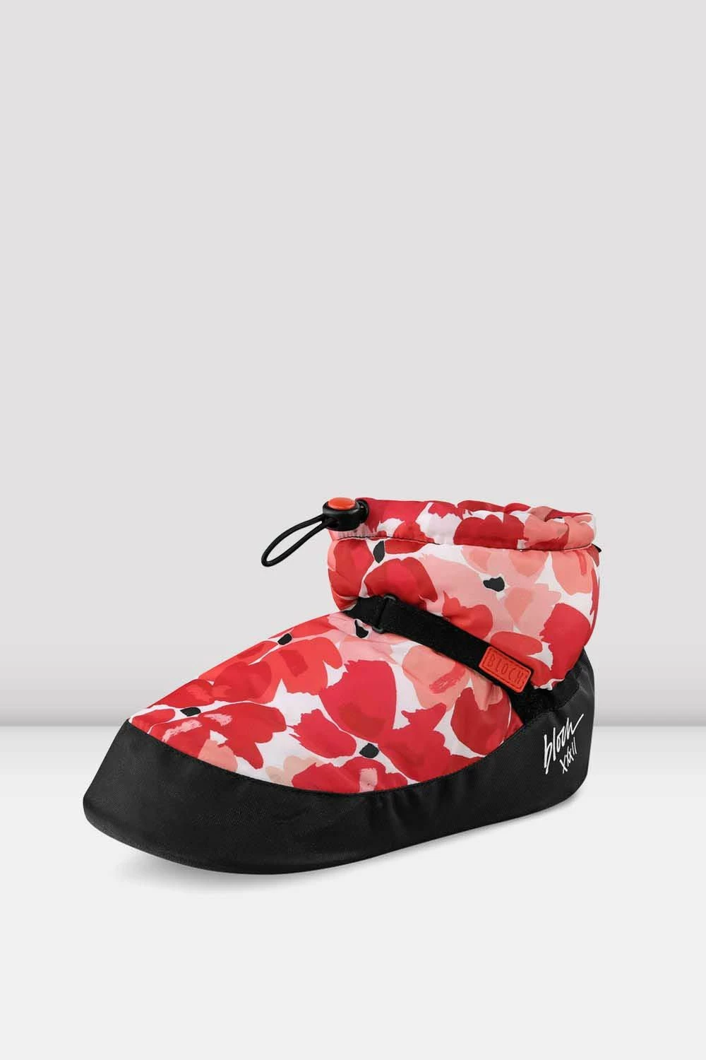 BLOCHSTORE-US Adult Hibiscus Print Ankle Warm Up Booties 2 BLOCHSTORE-US Adult Hibiscus Print Ankle Warm Up Booties - Image 2