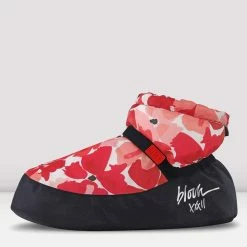 BLOCHSTORE-US Adult Hibiscus Print Ankle Warm Up Booties