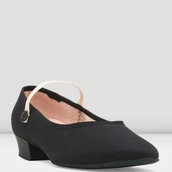 BLOCHSTORE-US Ladies Accent Canvas Character Shoes -POINTESHOES SHOP S0326LU BLK 03