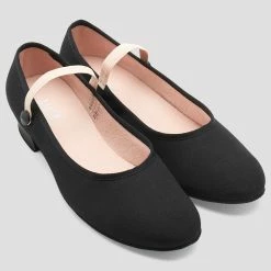 BLOCHSTORE-US Ladies Accent Canvas Character Shoes -POINTESHOES SHOP S0326LU BLK 07
