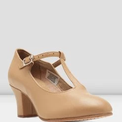 BLOCHSTORE-US Ladies Roxie Character Shoes -POINTESHOES SHOP S0375L TAN 30