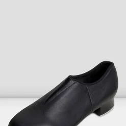 BLOCHSTORE-US Ladies Tap Flex Slip On Leather Tap Shoes