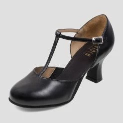 BLOCHSTORE-US Ladies Split Flex Leather Character Shoes 11 BLOCHSTORE-US Ladies Split Flex Leather Character Shoes -POINTESHOES SHOP S0390L BLK