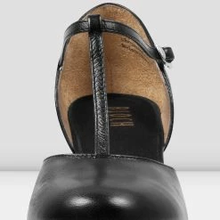 BLOCHSTORE-US Ladies Split Flex Leather Character Shoes 14 BLOCHSTORE-US Ladies Split Flex Leather Character Shoes -POINTESHOES SHOP S0390L BLK FRONT