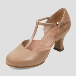 BLOCHSTORE-US Ladies Split Flex Leather Character Shoes 13 BLOCHSTORE-US Ladies Split Flex Leather Character Shoes -POINTESHOES SHOP S0390L TAN 11