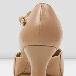 BLOCHSTORE-US Ladies Split Flex Leather Character Shoes 9 BLOCHSTORE-US Ladies Split Flex Leather Character Shoes -POINTESHOES SHOP S0390L TAN BACK