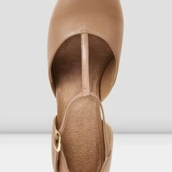 BLOCHSTORE-US Ladies Split Flex Leather Character Shoes 12 BLOCHSTORE-US Ladies Split Flex Leather Character Shoes -POINTESHOES SHOP S0390L TAN TOP