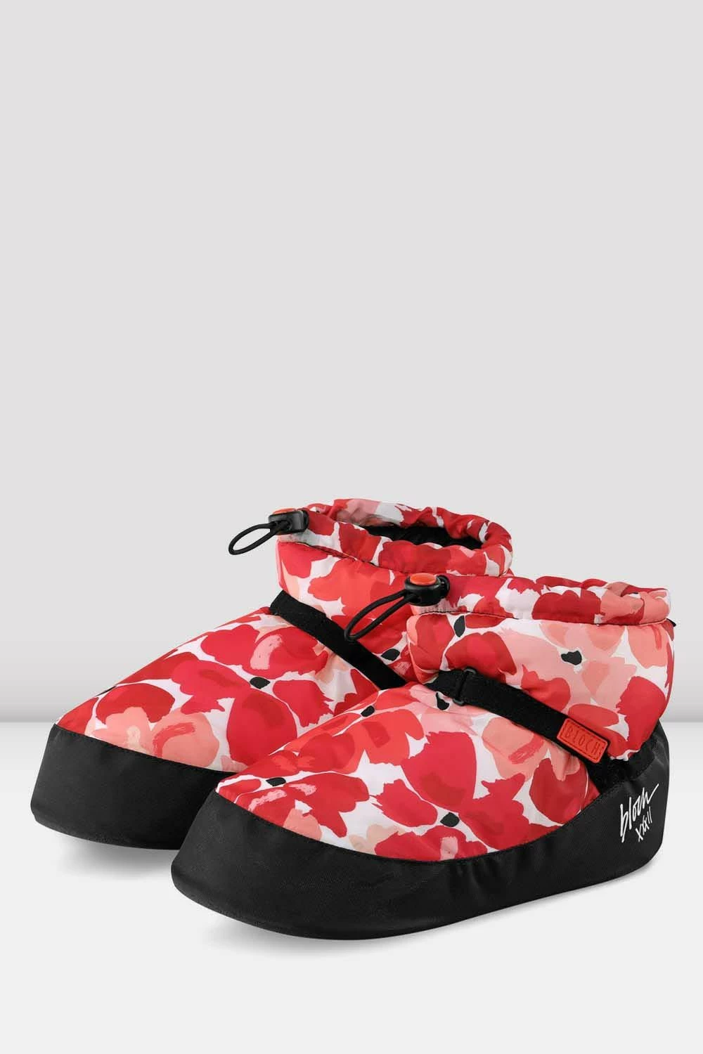 BLOCHSTORE-US Adult Hibiscus Print Ankle Warm Up Booties 3 BLOCHSTORE-US Adult Hibiscus Print Ankle Warm Up Booties - Image 3