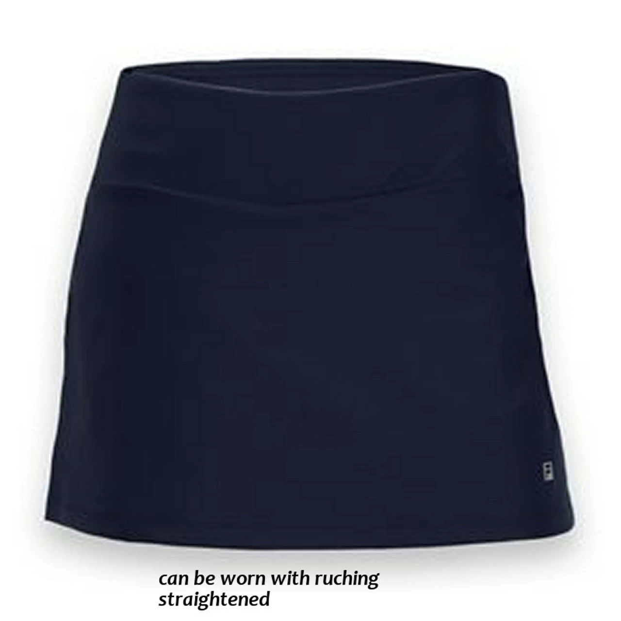 Fila Shirred Side Skort In Black, White Or Navy 3 Fila Shirred Side Skort In Black, White Or Navy - Image 3